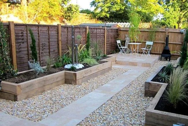 Gray Gravel Low Maintenance Landscaping