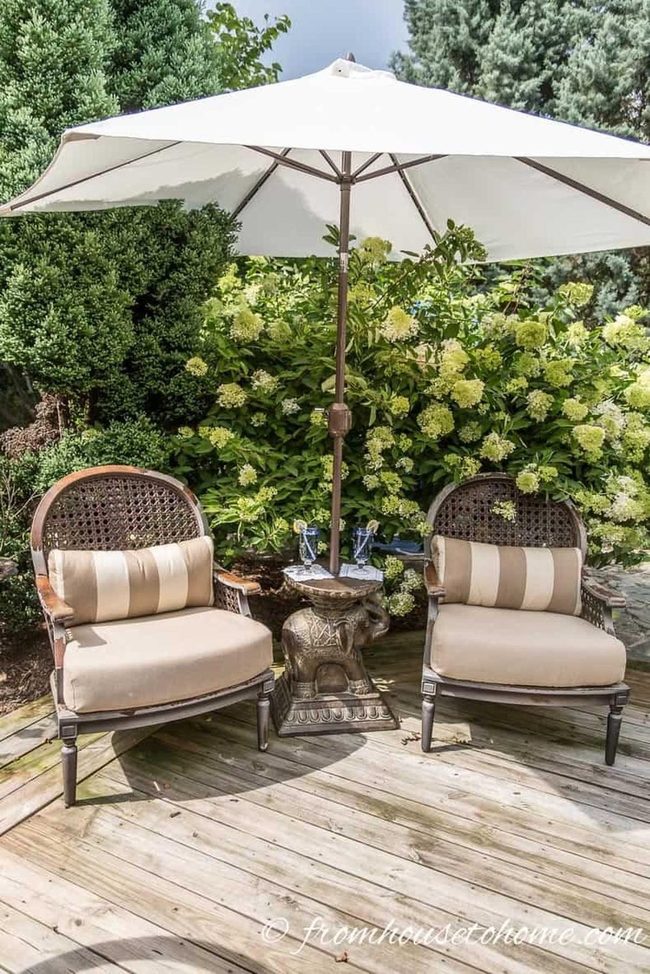 Elephant Umbrella Garden Retreat