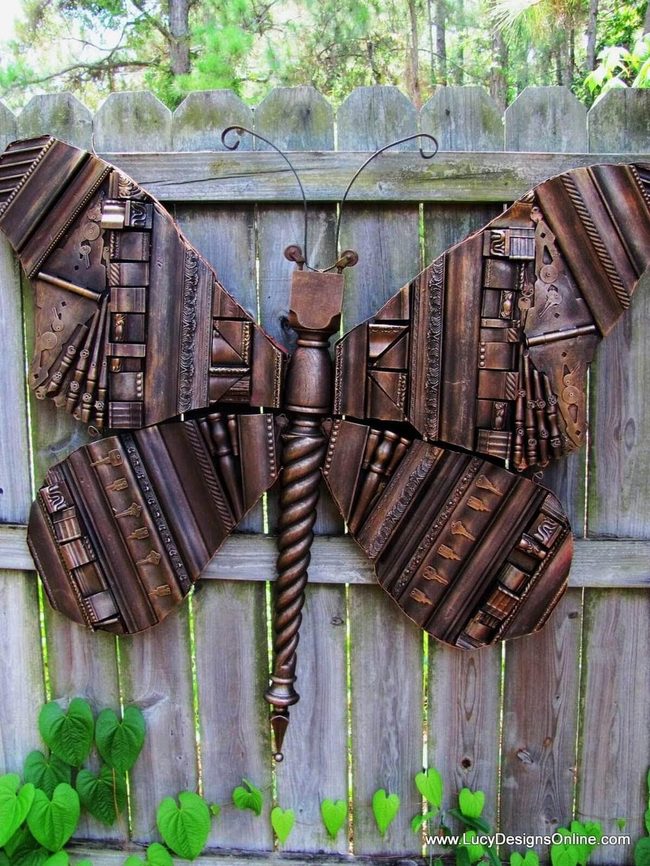Wooden Butterfly Photo Frame Wall