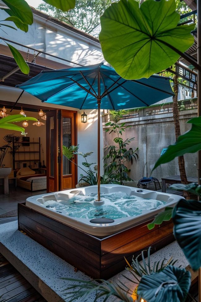 Large Patio Umbrella Shade Solution
