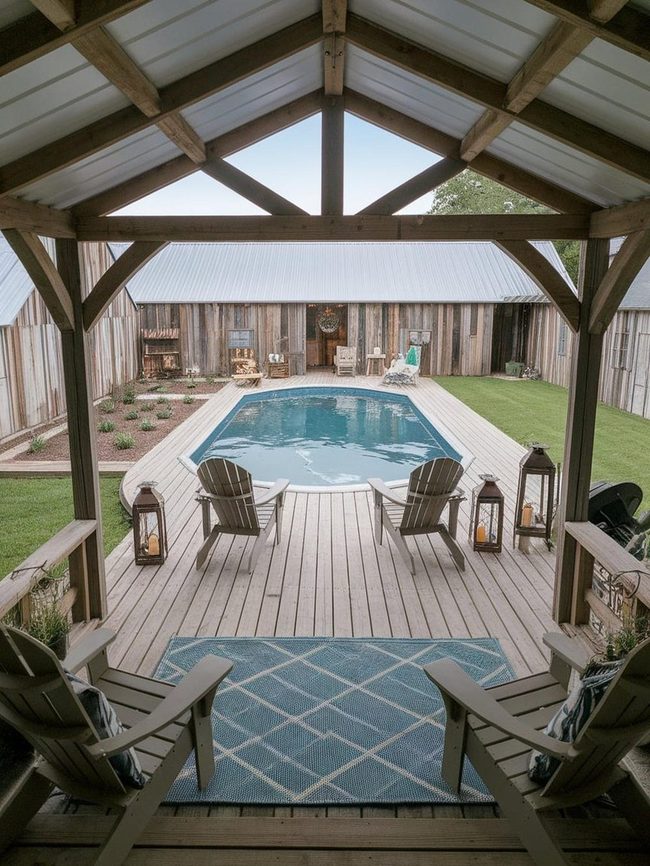 Waterfall Fountain Pool Spa