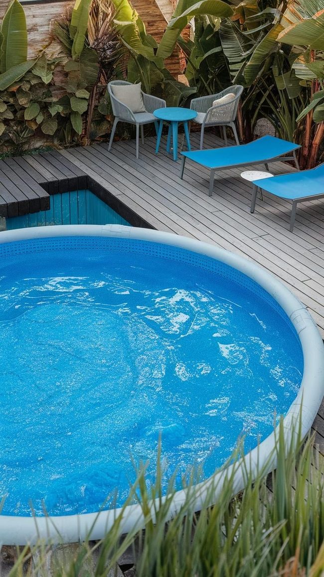 Affordable Backyard Pool Frame