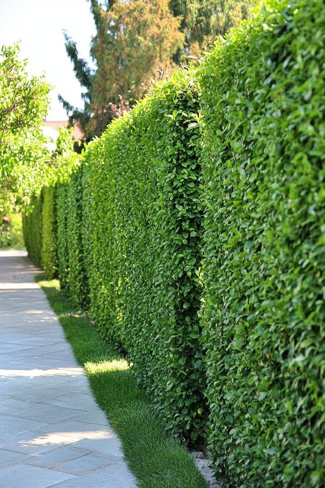 Green Barrier For Privacy