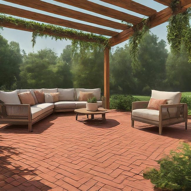 Dual-Zone Paver Patio Pergola