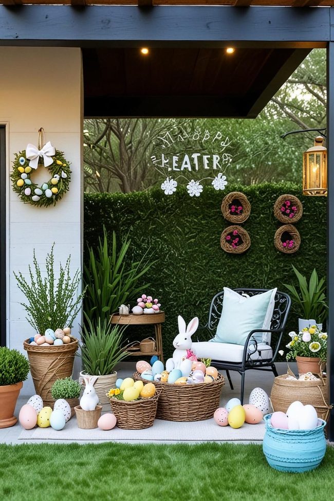 Handmade Easter Decorations From Home