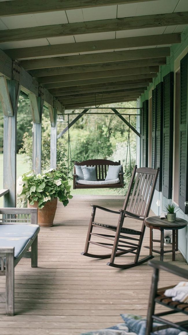 Recycled Materials Open-Air Living