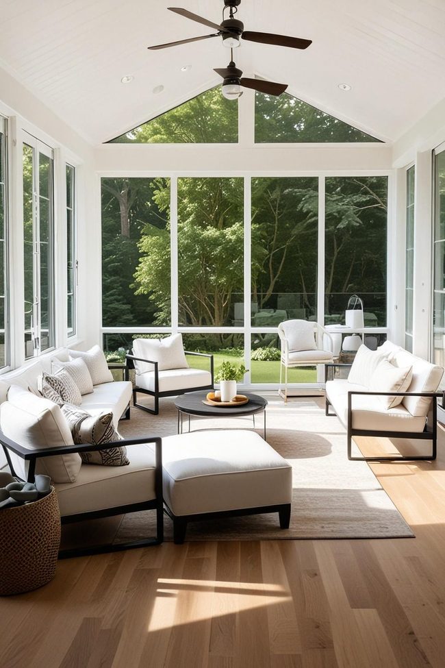 Heated Floors Three Season Porch