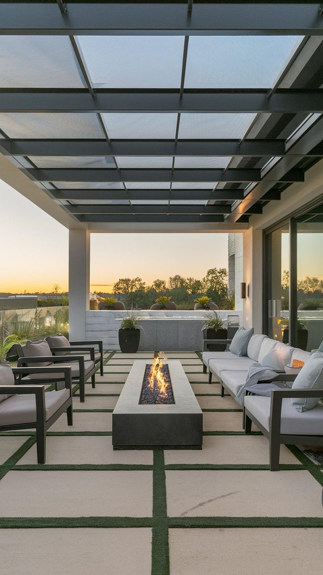 Mesh and Bamboo Sun Control
