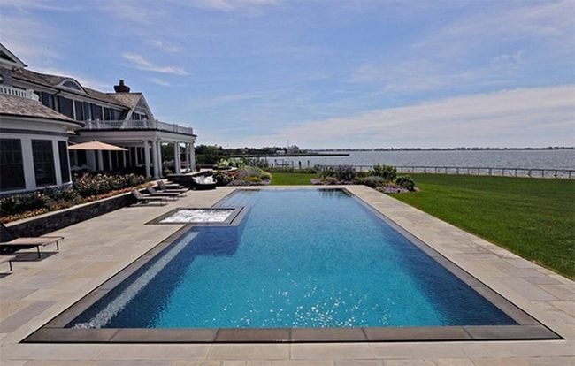 Turquoise Waters, Beige Stone Serenity