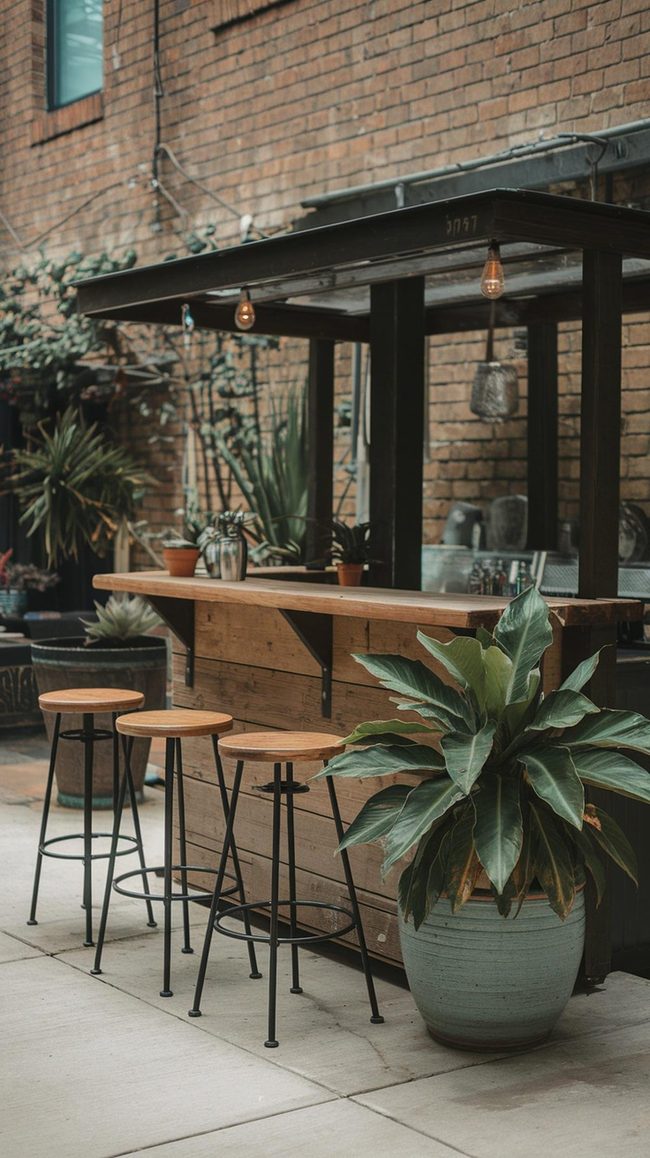Compact Bar Transforms Small Patios
