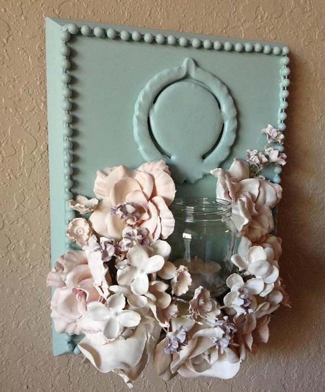 Real Flowers Dipped In Paint