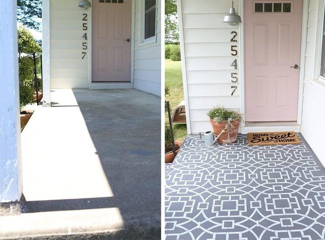 Weatherproof Porch Patterns And Color