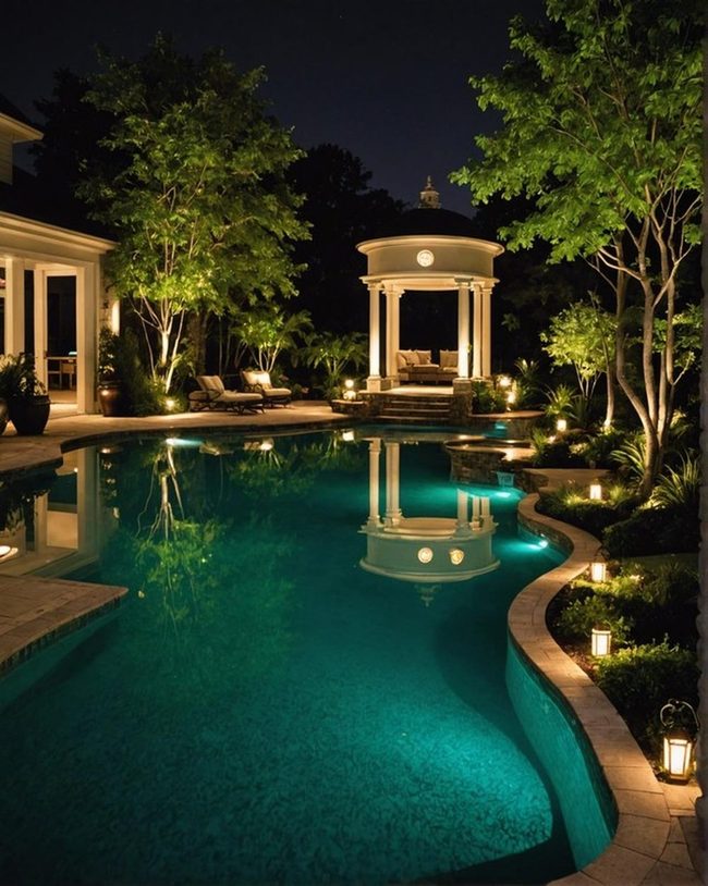 Underwater LED Glow Pool