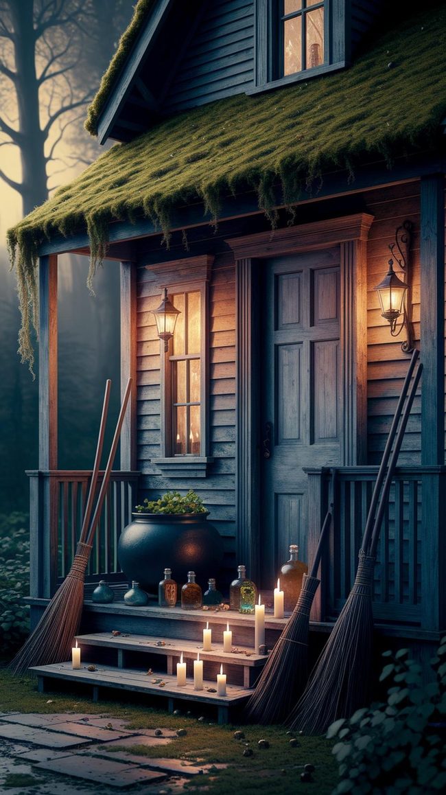 Green And Black Potion Garden