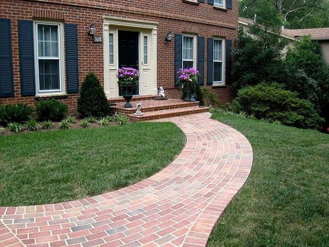 Terracotta Pathways Guide Garden Flow