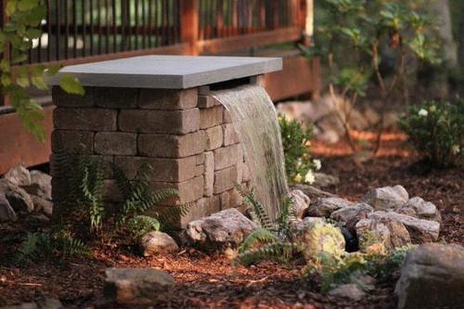 Cascading Stone Water Features