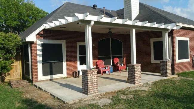 Concrete Patio Cover Protection