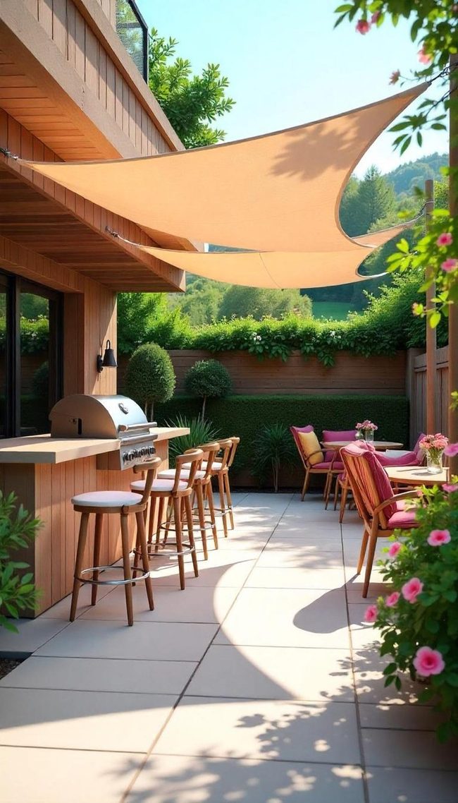 Shimmering Fountain For Terrace Tranquility