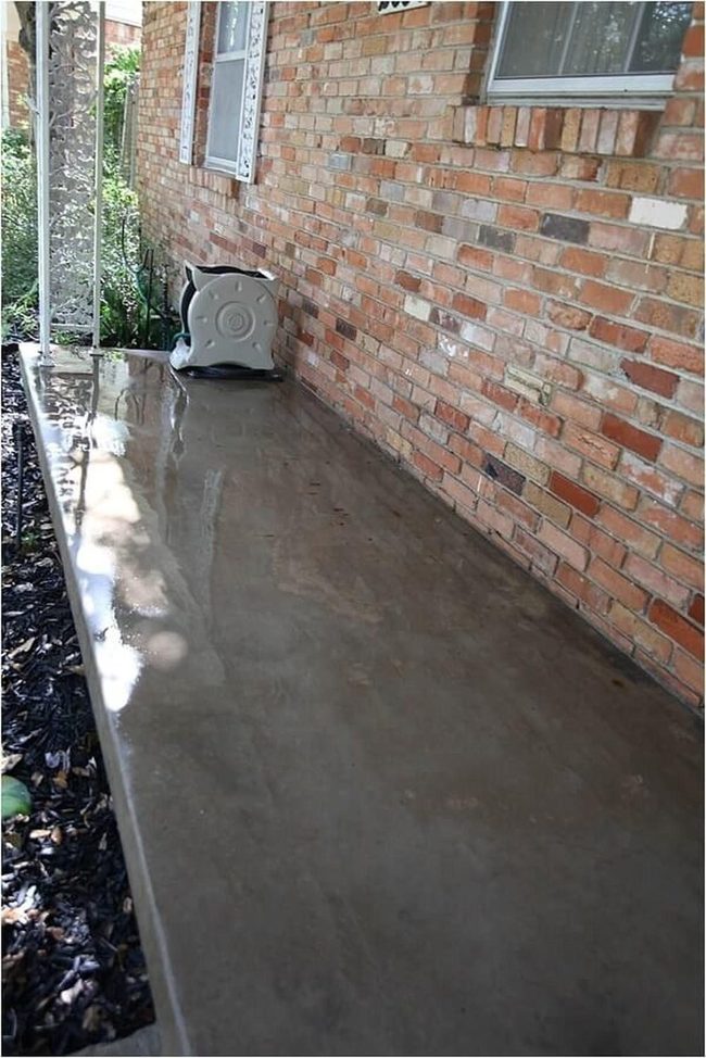 Painted Concrete Porch Revival