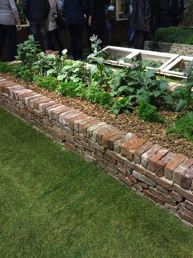 Crimson Brick Garden Beds Bloom