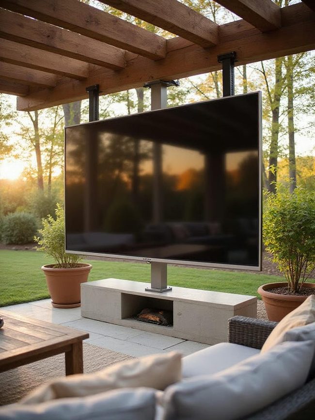 Backyard Projector Movie Nights