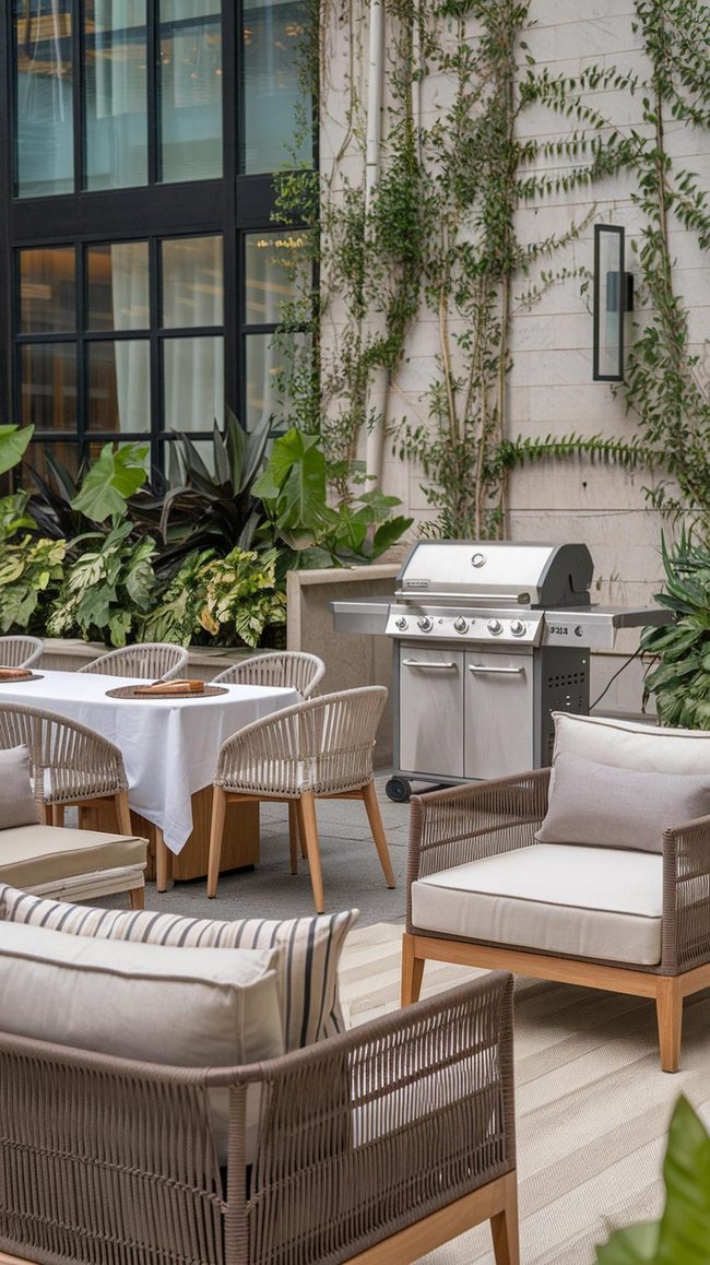 Weatherproof Wicker Outdoor Living Seating