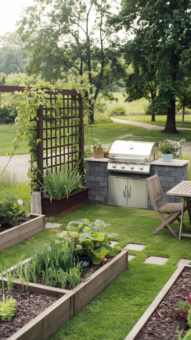 Fresh Herbs Frame Your Grill
