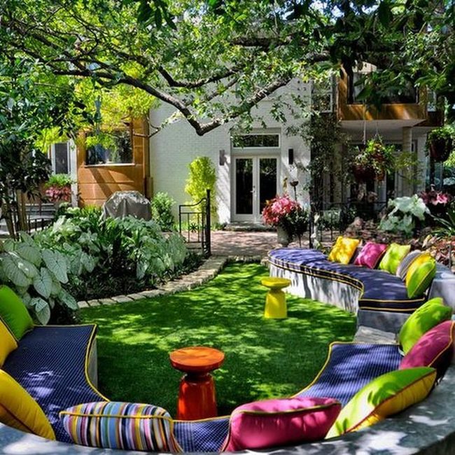 Colorful Chairs Garden Connection