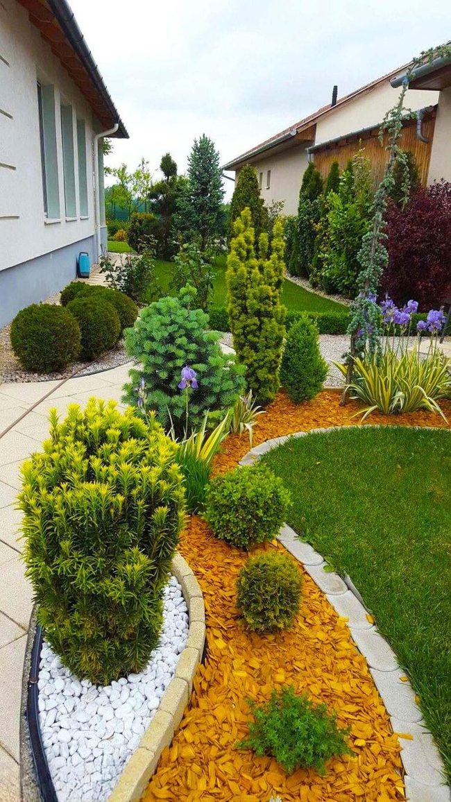 Pebble Paths Through Blooming Gardens