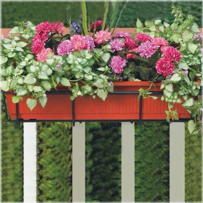 Wrought Iron Fence Planter