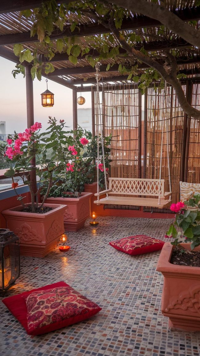 Bougainvillea And Hibiscus Garden Terrace
