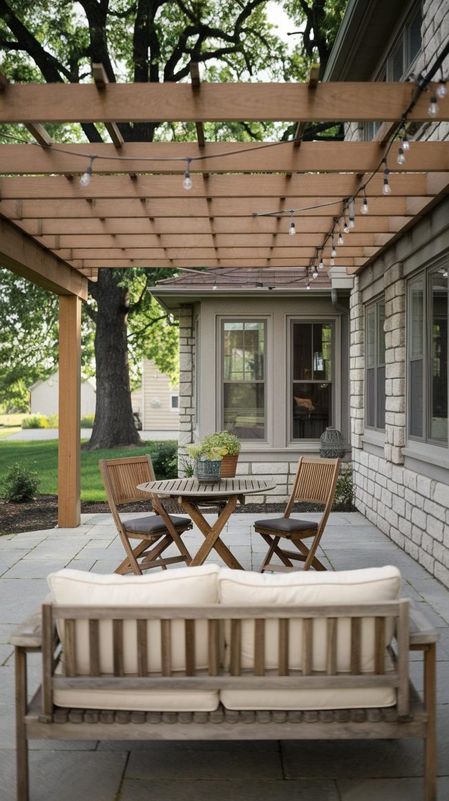 Solar-Powered Patio Lights