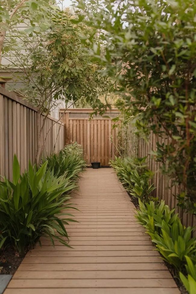 Authentic Teak Garden Path