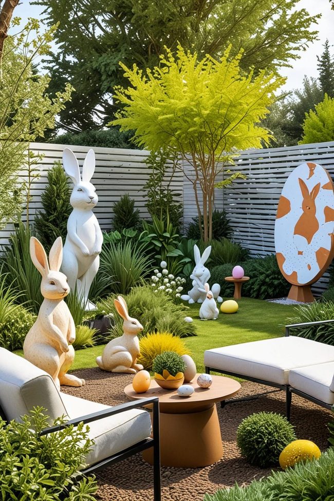 Stone Art Focal Points Open-Air Spaces
