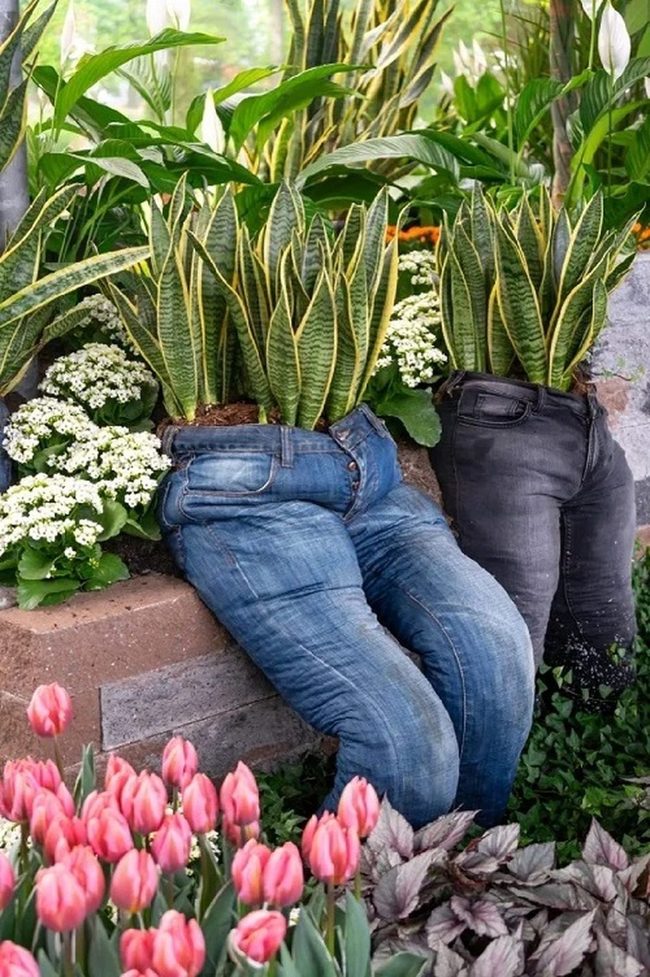Recycled Denim Blooms