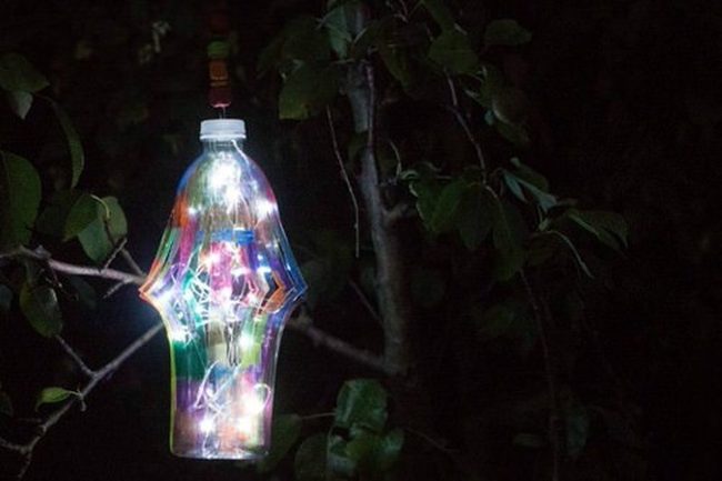 Recycled Bottle Solar Lanterns