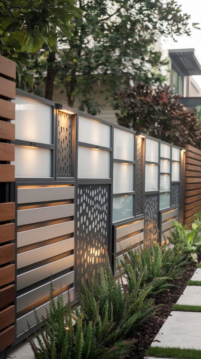 Swappable Fence Panels Transform Yards