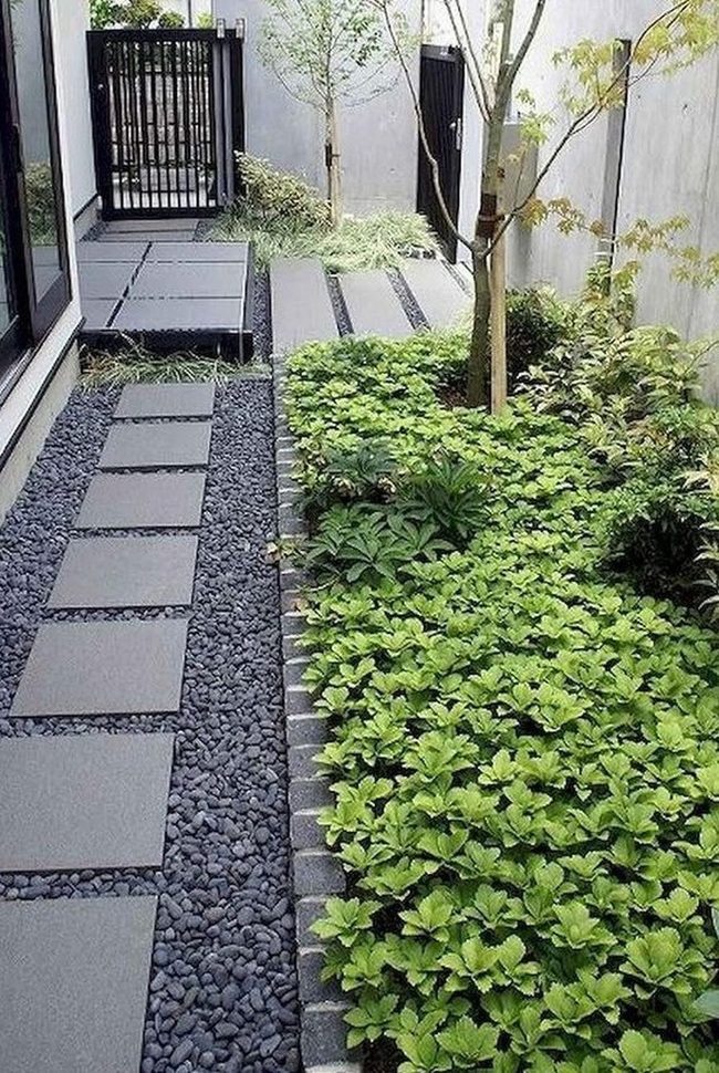 Stone Pathways Through Living Green