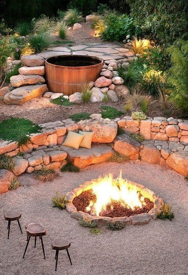 Firelit Stones And Starlit Gardens