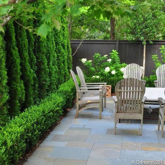 Stone Patio With Warm Tones
