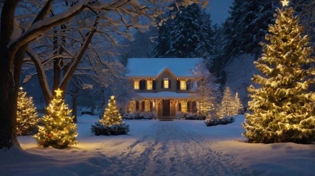 Twinkling Illumination Through Trees