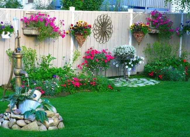 Flowering Planters Transform Fence Lines