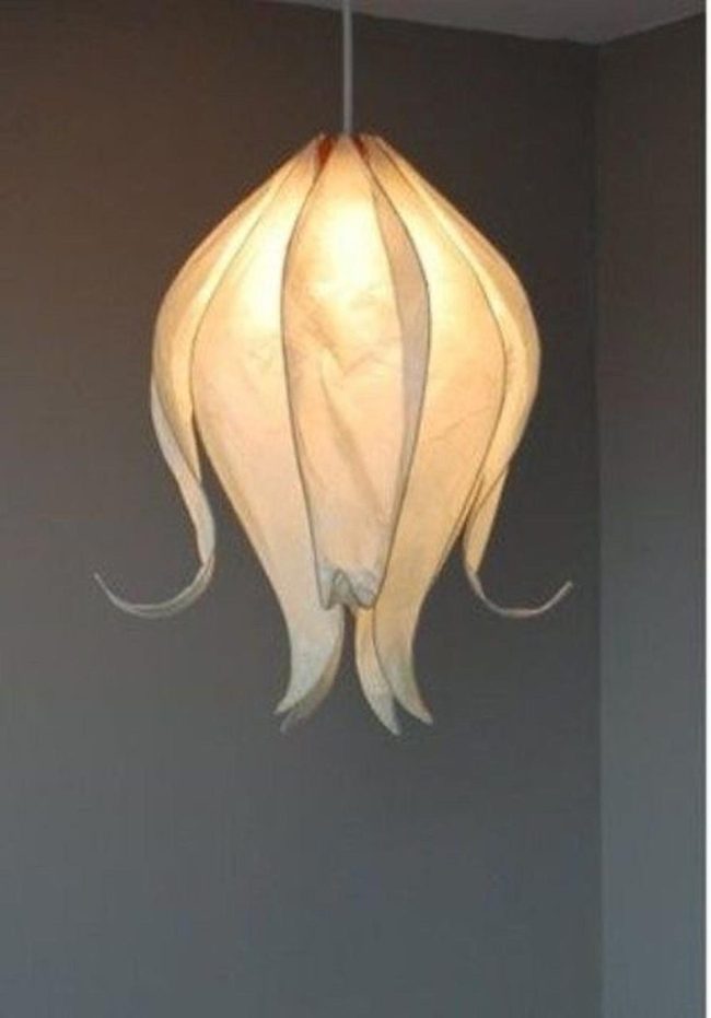 Cream Petal Light Fixture