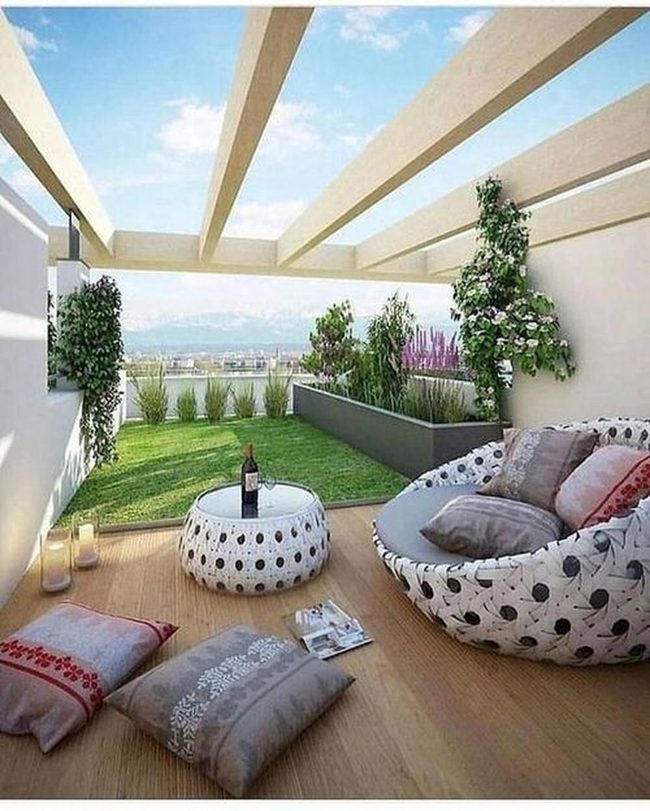 Urban Greenery Above City Streets