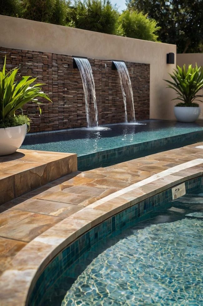 Fountains And Jets Transform Backyard Water