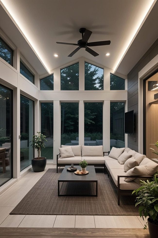 Hidden Tech Three Season Porch