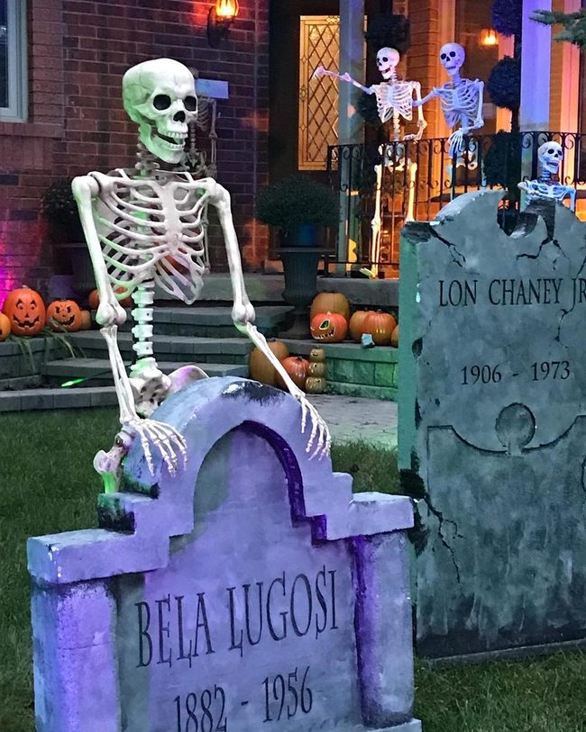 Classic Horror Cinema Tombstones