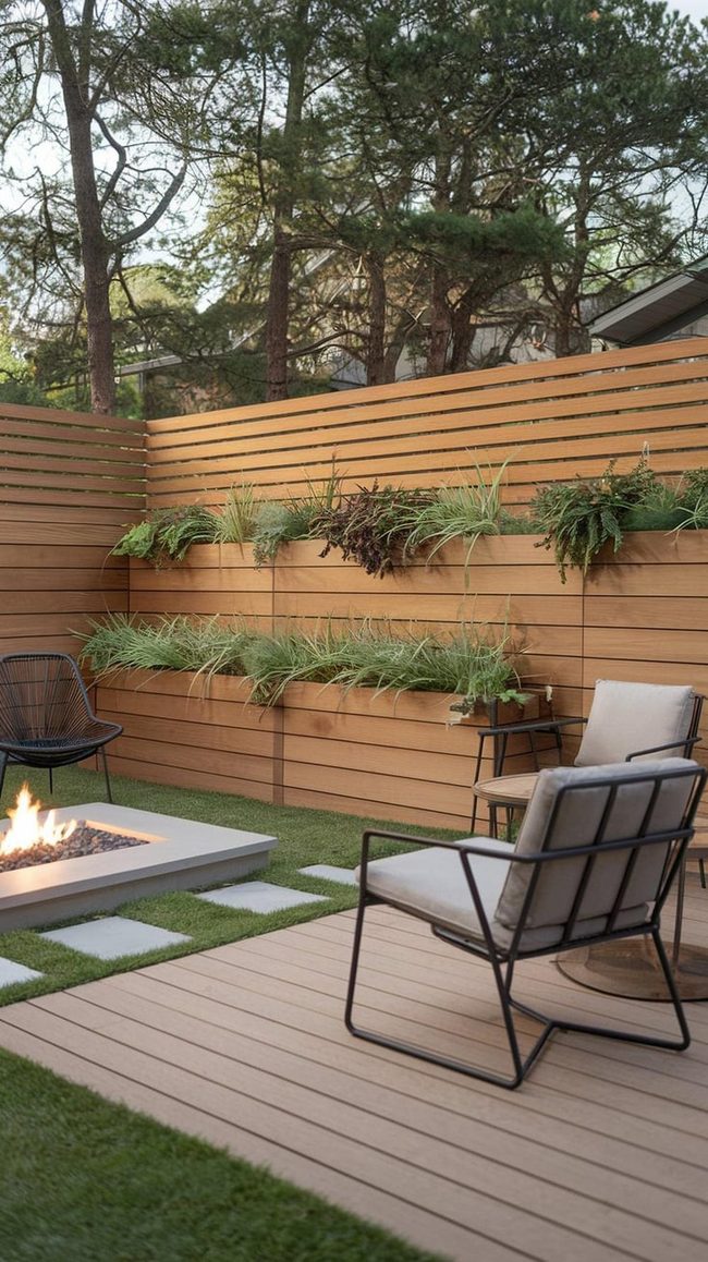 Slatted Pure Timber Screens Current Privacy