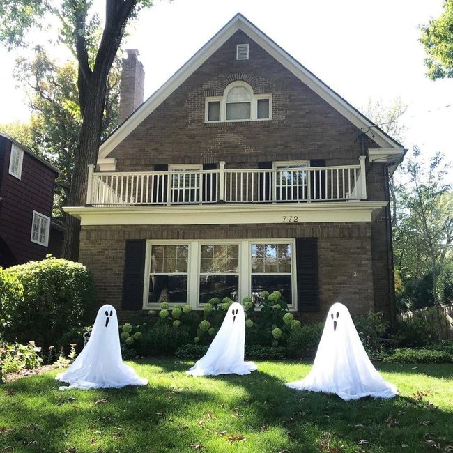 Floating White Sheet Phantoms