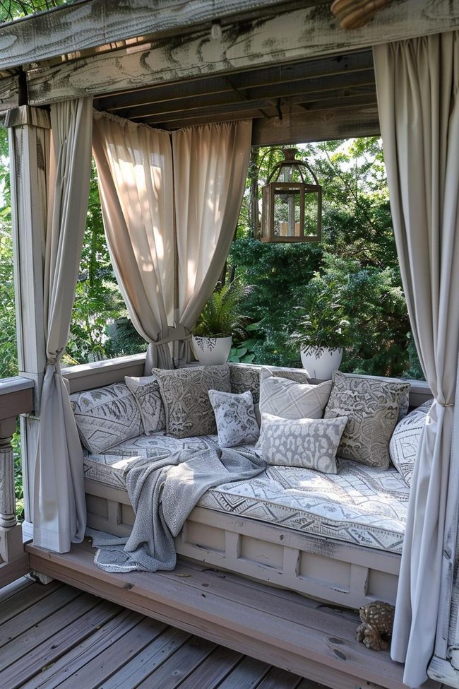Intimate Deck Seating Alcoves